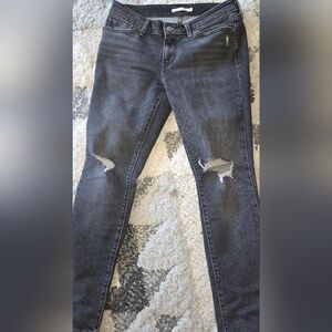 Levi's Distressed Gray Jeans